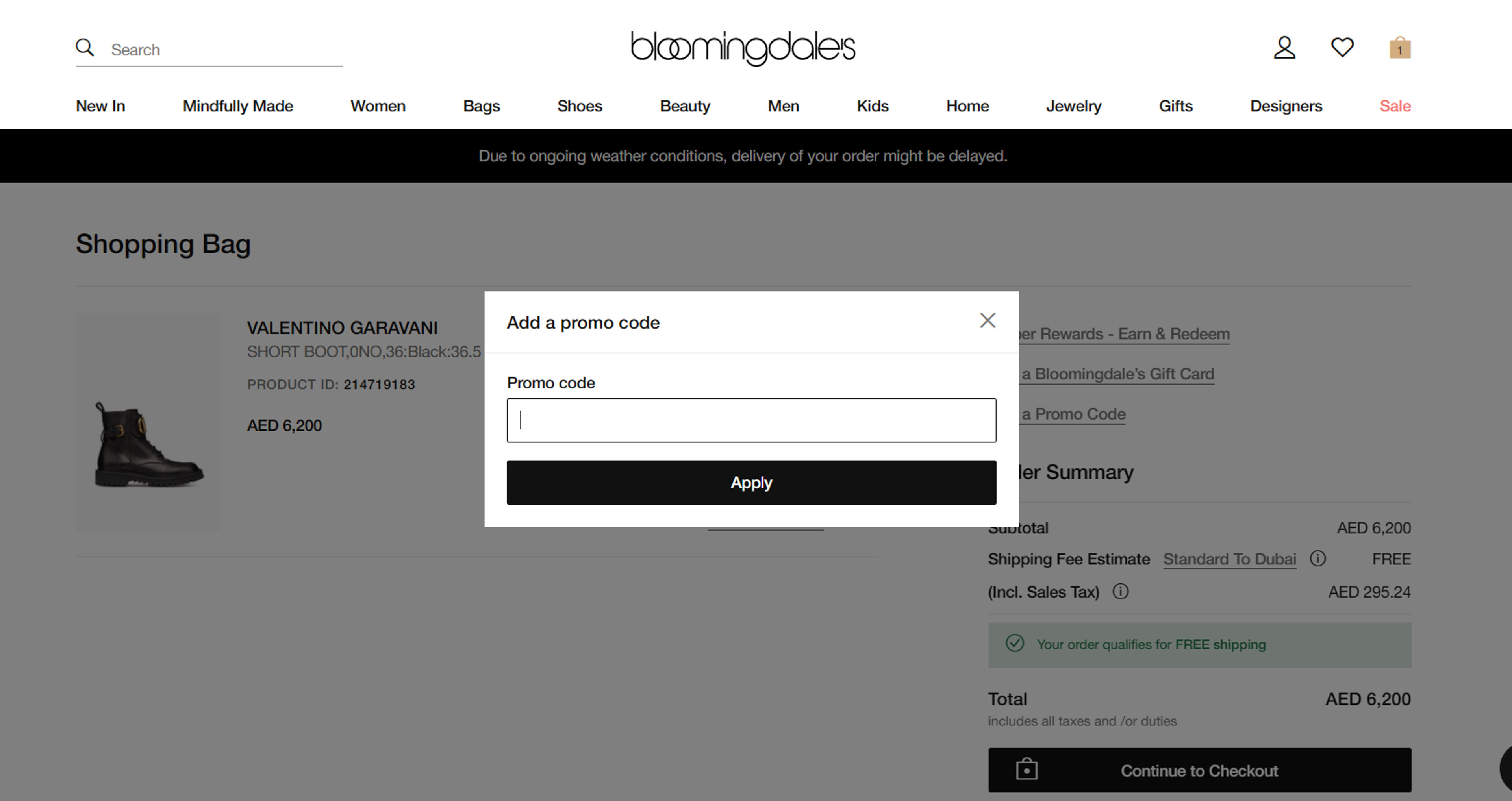 How to use Coupon for Bloomingdale's